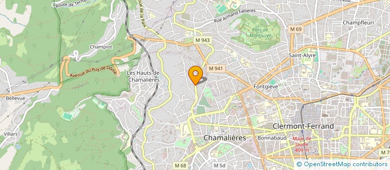 localisation de l'entreprise CERCLE REPAS PHILOSOPHIQUE ET HEDONISTE 63 à CHAMALIERES