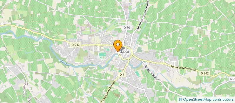 localisation de l'entreprise CERCLE REPUBLICAIN DE MAZAN  MAZAN