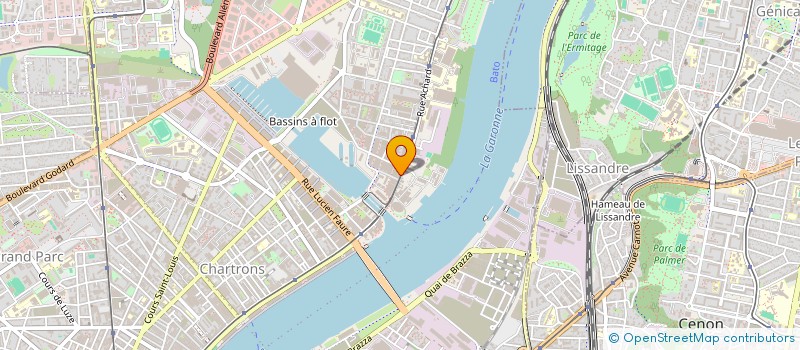 localisation de l'entreprise CERCLE RIG à BORDEAUX