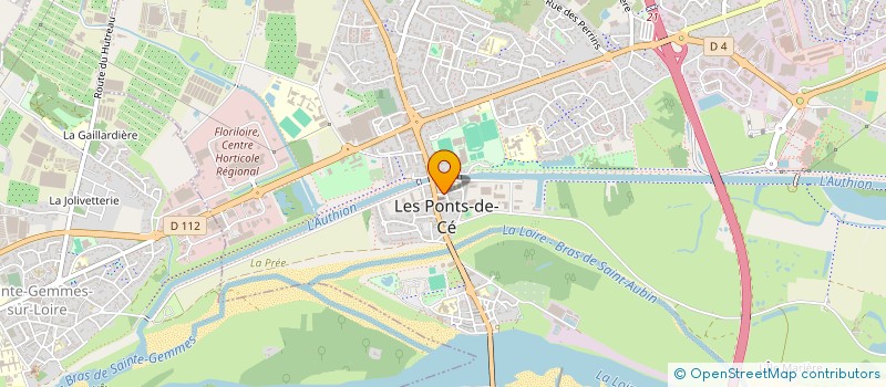 localisation de l'entreprise CERCLE SAINT AUBIN à LES PONTS-DE-CE