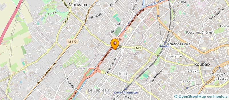 localisation de l'entreprise CERCLE SAINT ELOI  TOURCOING