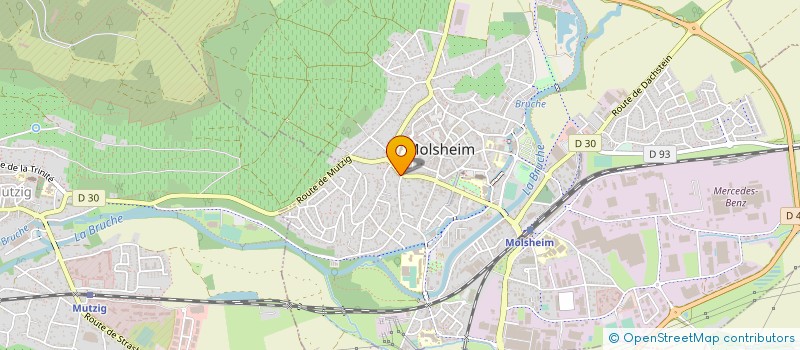 localisation de l'entreprise CERCLE SAINT GEORGES  MOLSHEIM