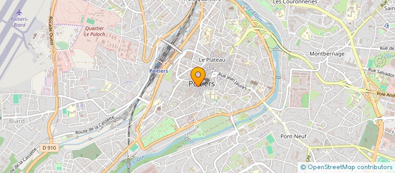 localisation de l'entreprise CERCLE SAINT-HUBERT à POITIERS