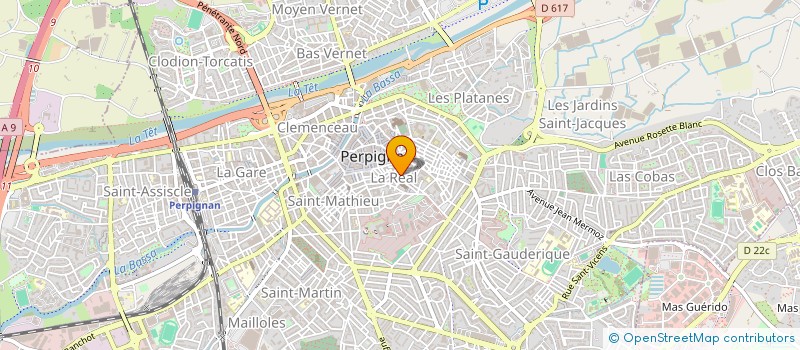 localisation de l'entreprise CERCLE SAINT JEAN  PERPIGNAN
