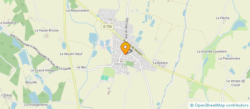 localisation de l'entreprise CERCLE SAINT JOSEPH  CHEMILLE-EN-ANJOU