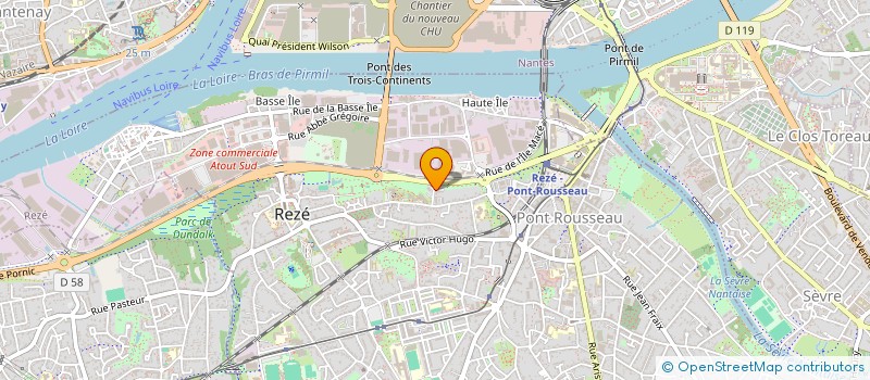 localisation de l'entreprise CERCLE SAINT PAUL GYMNASTIQUE  REZE