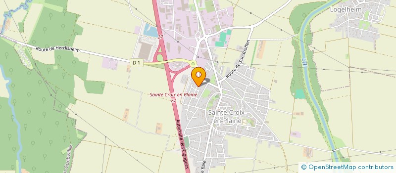 localisation de l'entreprise CERCLE SAINT SEBASTIEN BERGHEIM  SAINTE-CROIX-EN-PLAINE