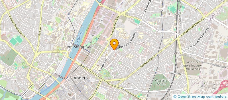 localisation de l'entreprise CERCLE SAINT SERGE BUVETTE à ANGERS