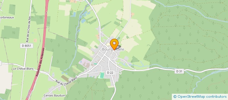 localisation de l'entreprise CERCLE SAINTE PHILOMENE  BOURG-FIDELE