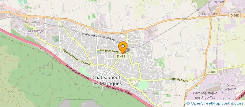 localisation de l'entreprise CERCLE SOCIETE VINS DE FRANCE à CHATEAUNEUF-LES-MARTIGUES
