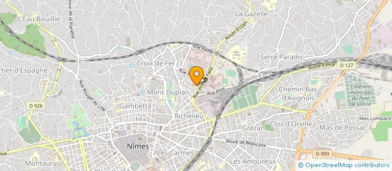 localisation de l'entreprise CERCLE SOUS-OFFICIERS DE GARNISON NIMES à NIMES