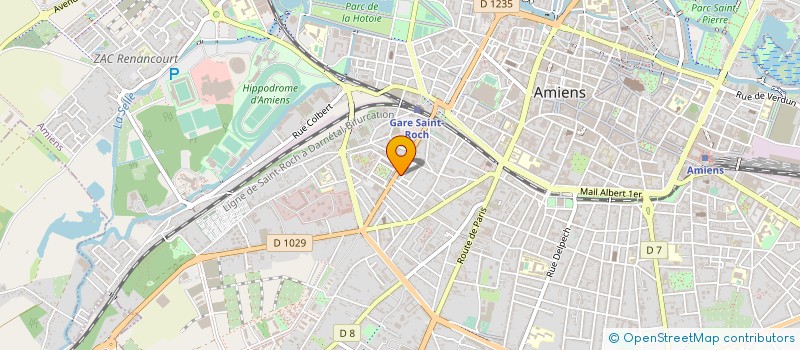 localisation de l'entreprise CERCLE SOUS OFFICIERS GARNISON D'AMIENS à AMIENS