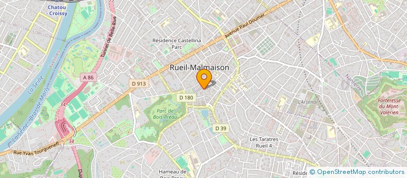 localisation de l'entreprise CERCLE SPIRIDION à RUEIL-MALMAISON