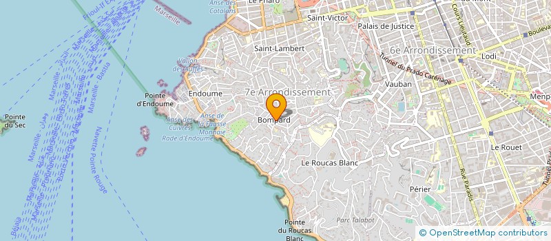 localisation de l'entreprise CERCLE SPORTIF AVANT GARDE BAR à MARSEILLE