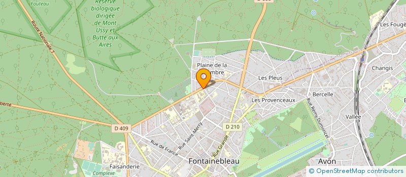 localisation de l'entreprise CERCLE SPORTIF DE FONTAINEBLEAU à FONTAINEBLEAU
