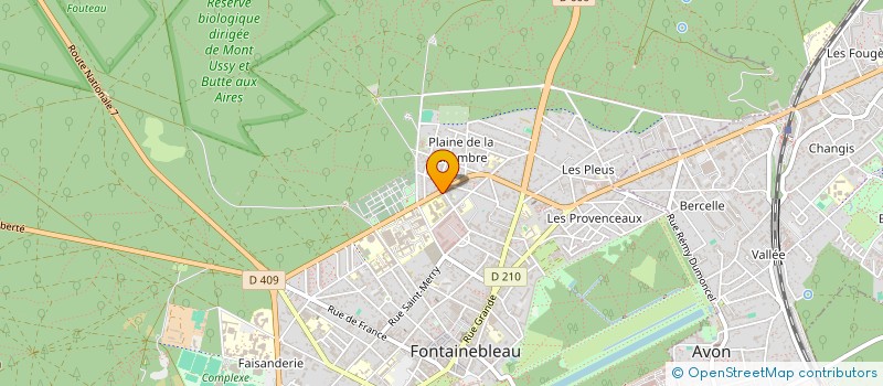 localisation de l'entreprise CERCLE SPORTIF DE FONTAINEBLEAU VOLLEY-BALL à FONTAINEBLEAU