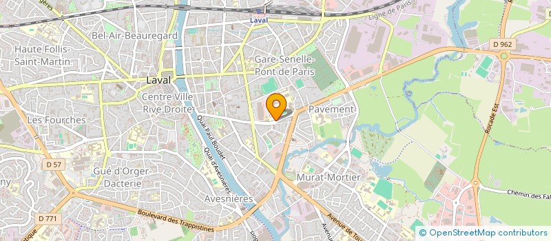 localisation de l'entreprise CERCLE SPORTIF DE LA CITE TECHNIQUE à LAVAL