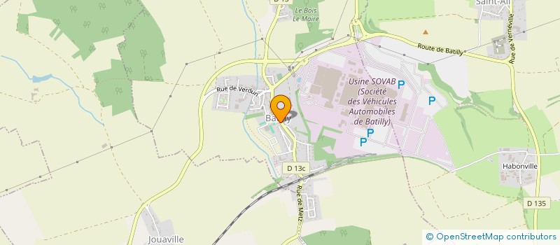 localisation de l'entreprise CERCLE SPORTIF DU BASSIN ORNAIS  BATILLY