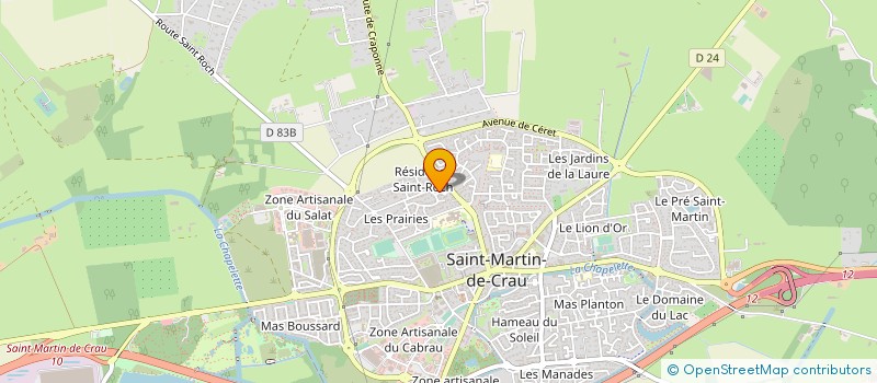 localisation de l'entreprise CERCLE SPORTIF DU PAYS D'ARLES à SAINT MARTIN DE CRAU