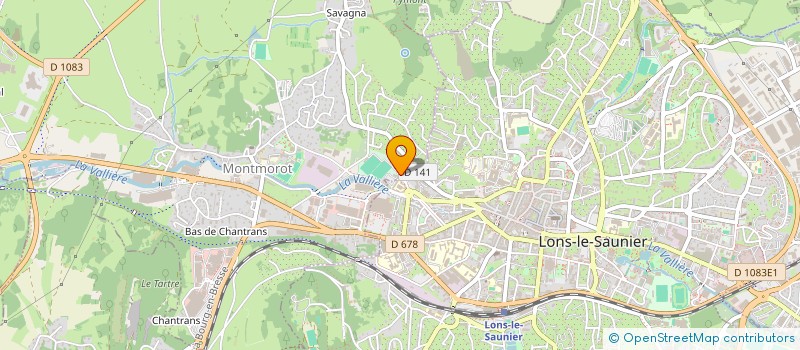 localisation de l'entreprise CERCLE SPORTIF LEDONIEN à LONS-LE-SAUNIER
