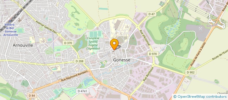 localisation de l'entreprise CERCLE SPORTIF LERAY MICHEL à GONESSE