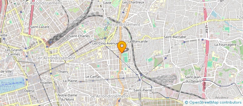 localisation de l'entreprise CERCLE SPORTIF MEDITERRANEEN à MARSEILLE