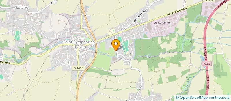 localisation de l'entreprise CERCLE SPORTIF OZONNAIS ESCALADE à CHAPONNAY