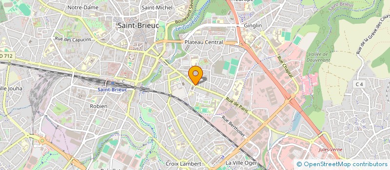 localisation de l'entreprise CERCLE SPORTIF SAINTE THERESE à SAINT-BRIEUC