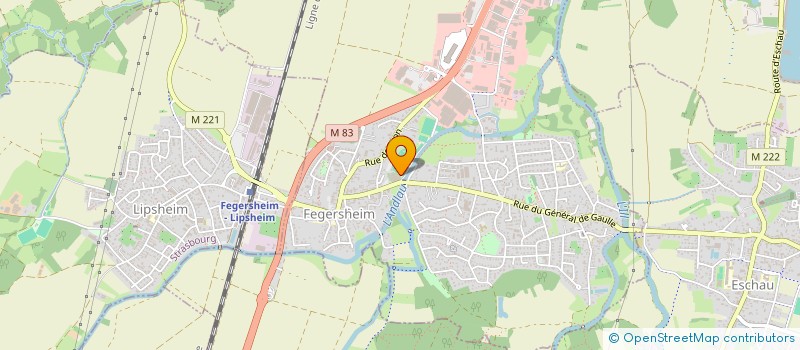 localisation de l'entreprise CERCLE SPORTIF ST. AMAND - OHNHEIM  FEGERSHEIM