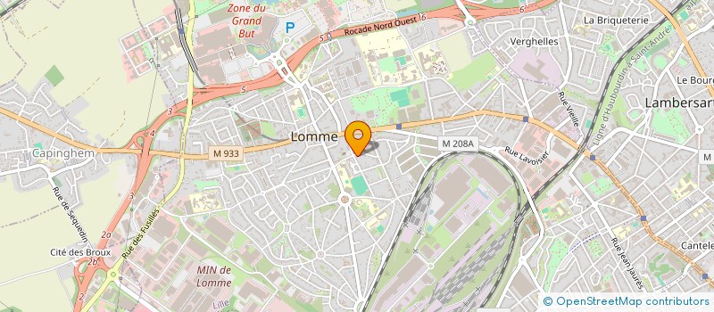 localisation de l'entreprise CERCLE ST CHRISTOPHE à LILLE