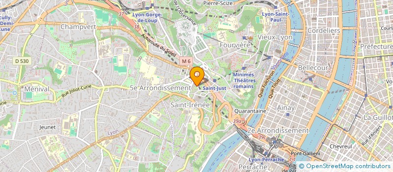 localisation de l'entreprise CERCLE ST IRENEE à LYON