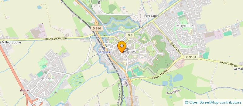 localisation de l'entreprise CERCLE ST JOSEPH BUVETTE  BERGUES