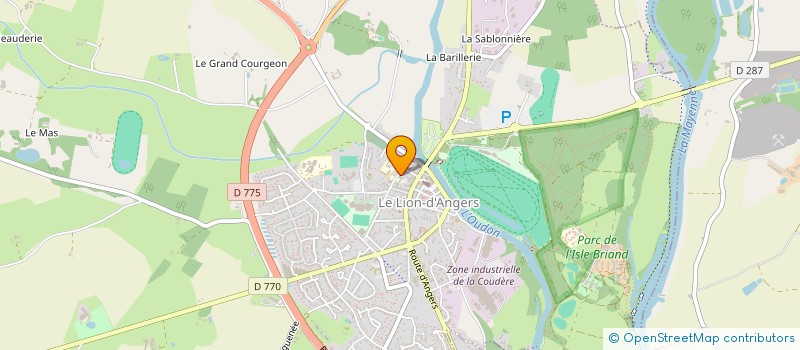 localisation de l'entreprise CERCLE ST JOSEPH BUVETTE à LE LION D'ANGERS