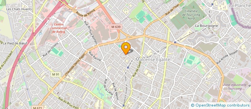 localisation de l'entreprise CERCLE ST LOUIS BUVETTE  TOURCOING