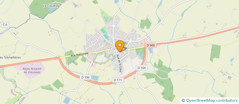 localisation de l'entreprise CERCLE ST LOUIS BUVETTE  CORON