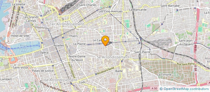 localisation de l'entreprise CERCLE ST MICHEL à MARSEILLE