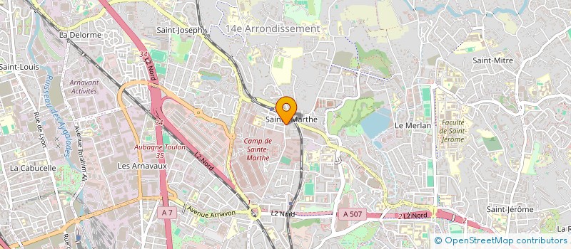 localisation de l'entreprise CERCLE STE MARTHE à MARSEILLE