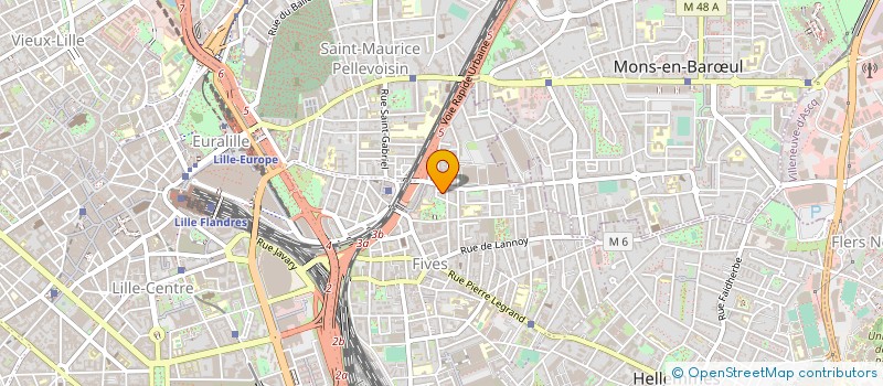 localisation de l'entreprise CERCLE SYMPHONIQUE D'HELLEMMES LILLE à LILLE