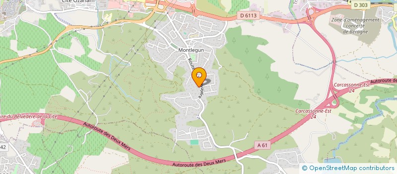 localisation de l'entreprise CERCLE TAURIN CARCASSONNAIS - ' PENA SEBASTIEN CASTELLA ' à CARCASSONNE