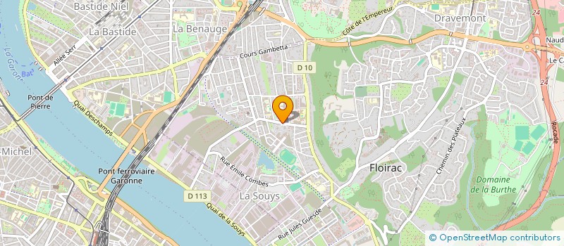 localisation de l'entreprise CERCLE TAURIN RICHARD MILIAN à FLOIRAC