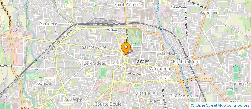 localisation de l'entreprise CERCLE TAURIN TARBAIS DE LA MULETA  TARBES