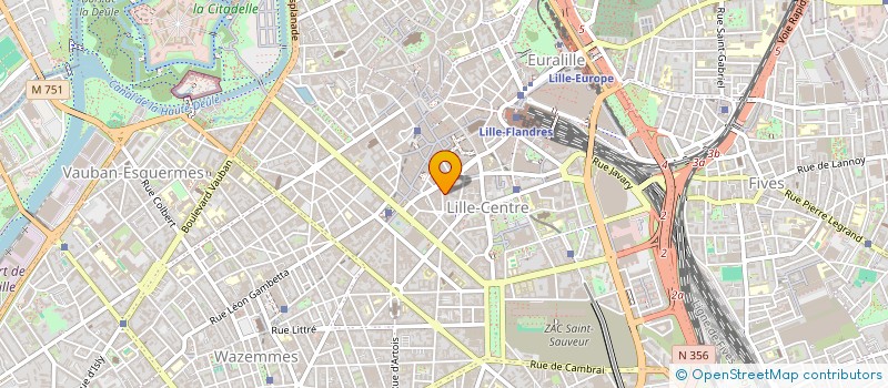 localisation de l'entreprise CERCLE UNIVERSITAIRE LILLOIS à LILLE