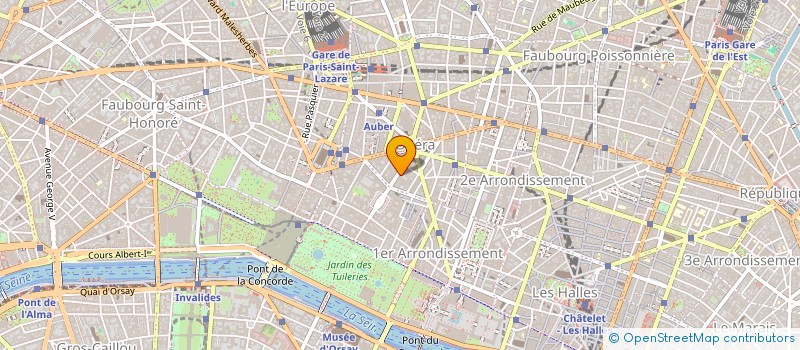 localisation de l'entreprise CERCLE VIA ORDO à PARIS