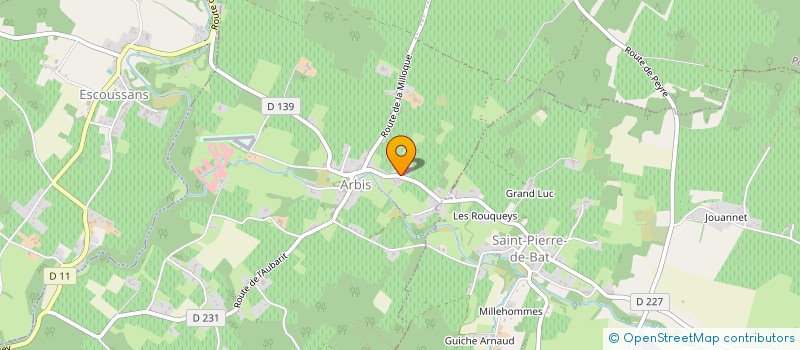 localisation de l'entreprise CERCLE VITICOLE DU HAUT BENAUGE  PORTE-DE-BENAUGE