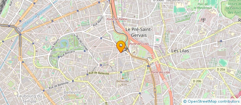 localisation de l'entreprise CERCLE ZAIRE FRANCE  PARIS