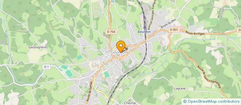 localisation de l'entreprise CERCLECO  GOURDON