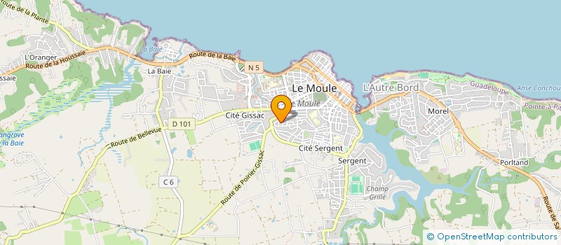 localisation de l'entreprise CERCLES DE CHANGEMENT ET D INSERTION à LE MOULE