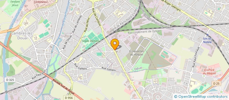 localisation de l'entreprise CERCLES HUMANISTES DOUAISIS à DOUAI