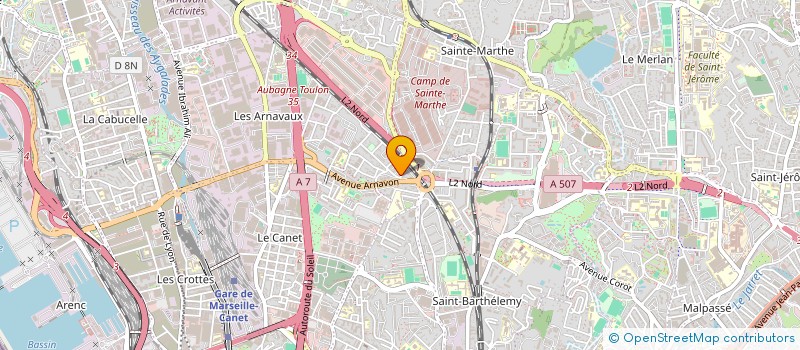 localisation de l'entreprise CERCO à PEYROLLES-EN-PROVENCE