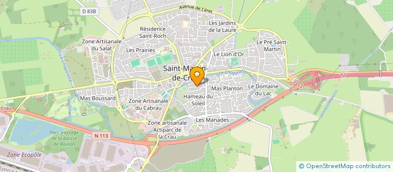 localisation de l'entreprise CERCO à SAINT MARTIN DE CRAU